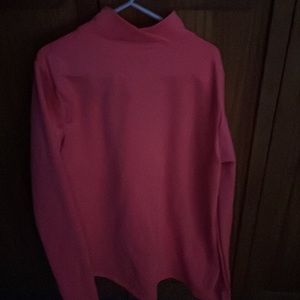 Pink quarter zip sweater